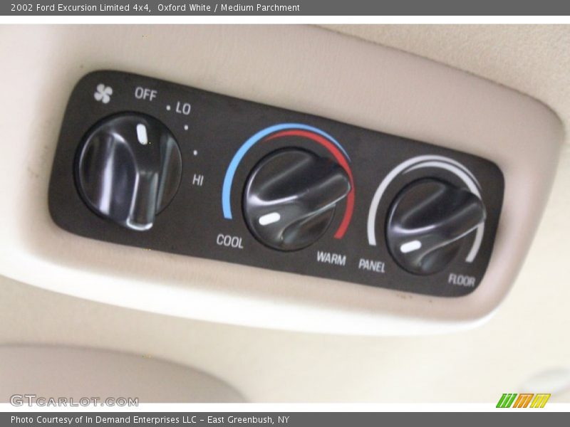 Controls of 2002 Excursion Limited 4x4