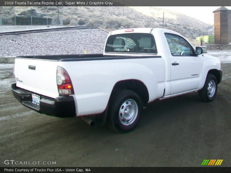 Super White / Graphite Gray 2009 Toyota Tacoma Regular Cab