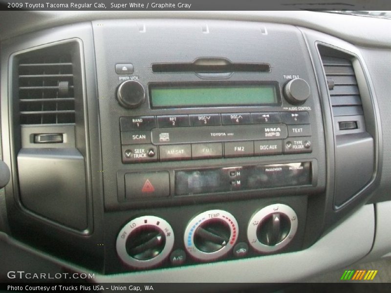 Super White / Graphite Gray 2009 Toyota Tacoma Regular Cab