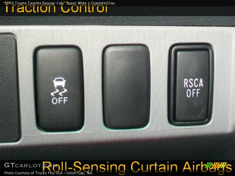 Super White / Graphite Gray 2009 Toyota Tacoma Regular Cab