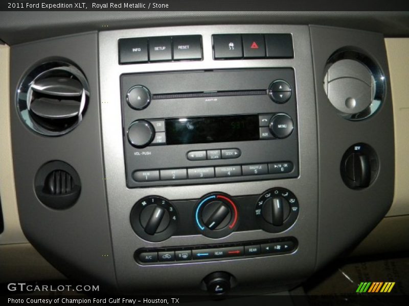 Royal Red Metallic / Stone 2011 Ford Expedition XLT