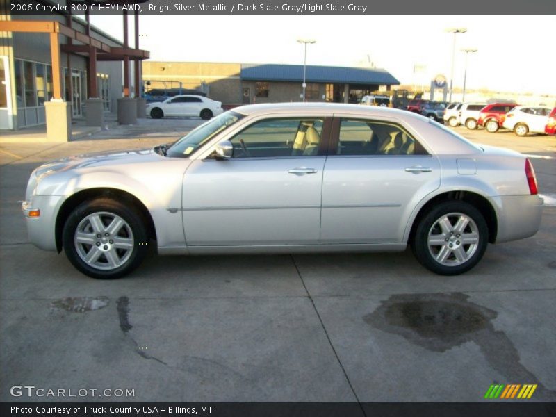 Bright Silver Metallic / Dark Slate Gray/Light Slate Gray 2006 Chrysler 300 C HEMI AWD