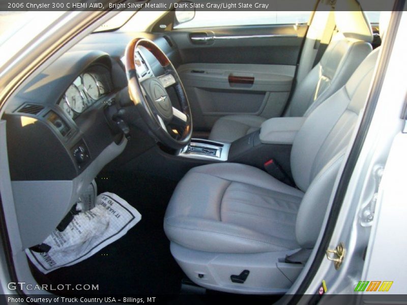 Bright Silver Metallic / Dark Slate Gray/Light Slate Gray 2006 Chrysler 300 C HEMI AWD