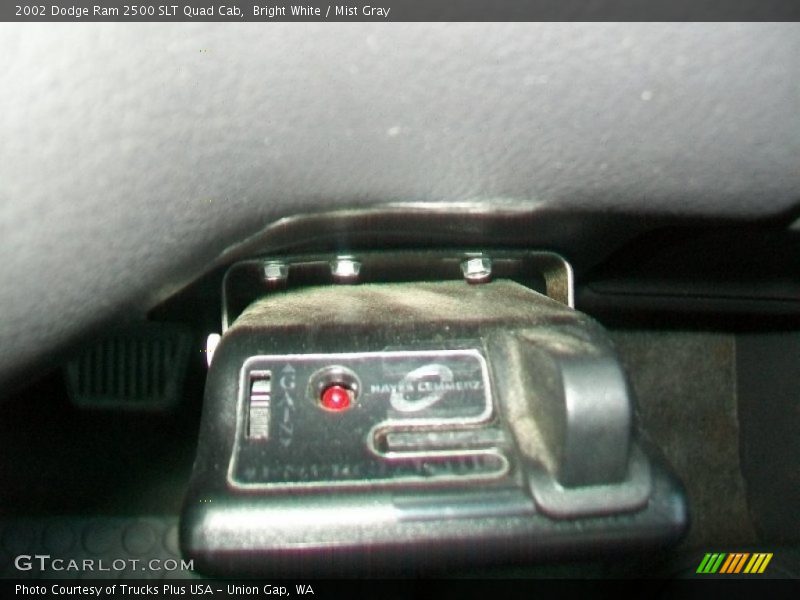 Bright White / Mist Gray 2002 Dodge Ram 2500 SLT Quad Cab
