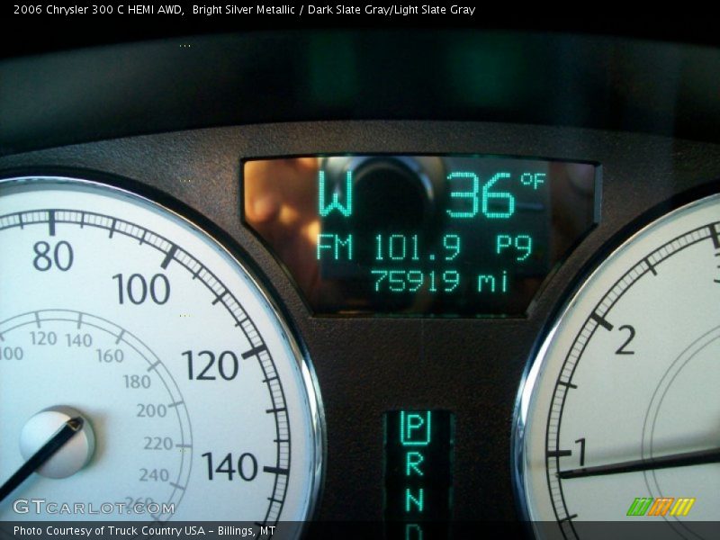 Bright Silver Metallic / Dark Slate Gray/Light Slate Gray 2006 Chrysler 300 C HEMI AWD
