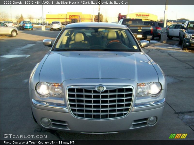Bright Silver Metallic / Dark Slate Gray/Light Slate Gray 2006 Chrysler 300 C HEMI AWD