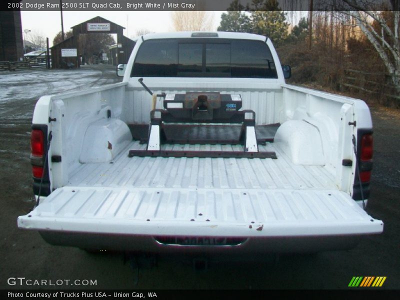 Bright White / Mist Gray 2002 Dodge Ram 2500 SLT Quad Cab