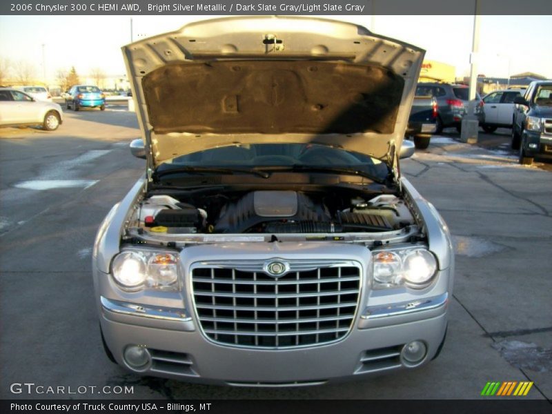 Bright Silver Metallic / Dark Slate Gray/Light Slate Gray 2006 Chrysler 300 C HEMI AWD
