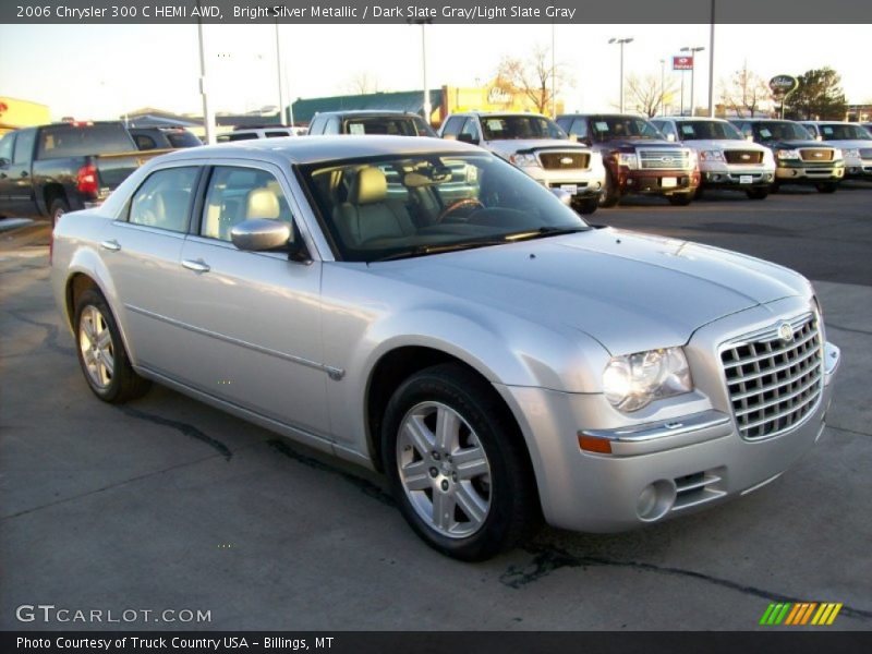 Bright Silver Metallic / Dark Slate Gray/Light Slate Gray 2006 Chrysler 300 C HEMI AWD