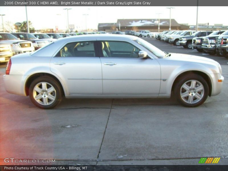 Bright Silver Metallic / Dark Slate Gray/Light Slate Gray 2006 Chrysler 300 C HEMI AWD
