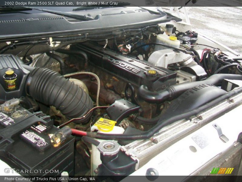  2002 Ram 2500 SLT Quad Cab Engine - 5.9 Liter OHV 24-Valve Cummins Turbo Diesel Inline 6 Cylinder