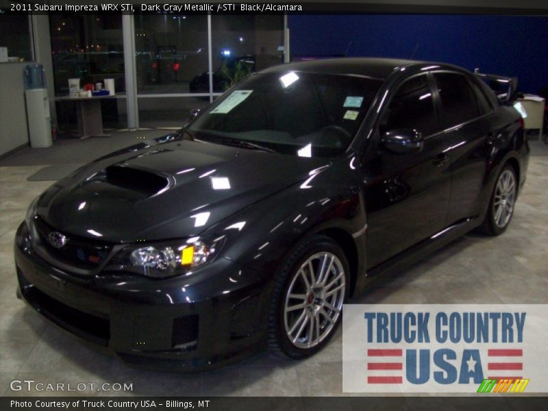 Dark Gray Metallic / STI  Black/Alcantara 2011 Subaru Impreza WRX STi