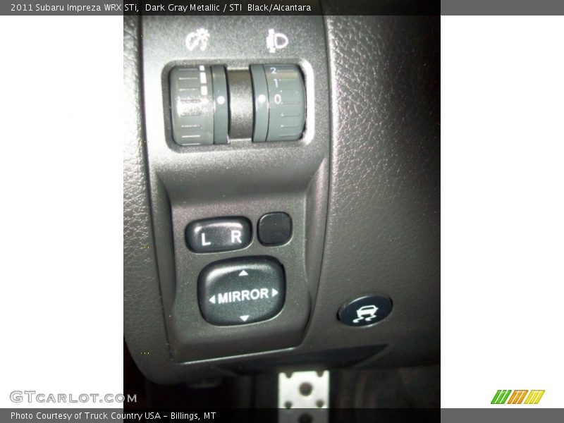 Dark Gray Metallic / STI  Black/Alcantara 2011 Subaru Impreza WRX STi