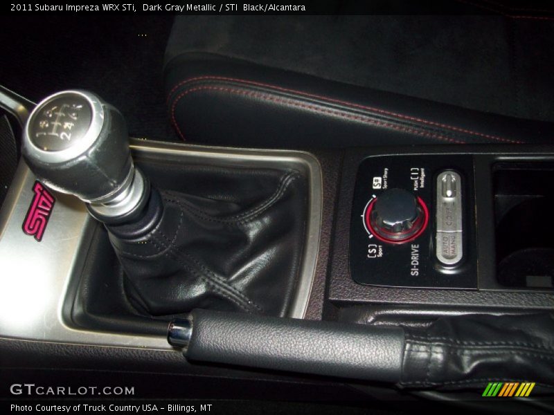 Dark Gray Metallic / STI  Black/Alcantara 2011 Subaru Impreza WRX STi