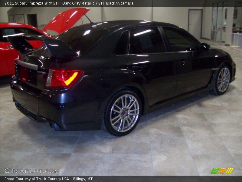 Dark Gray Metallic / STI  Black/Alcantara 2011 Subaru Impreza WRX STi