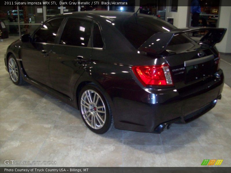 Dark Gray Metallic / STI  Black/Alcantara 2011 Subaru Impreza WRX STi