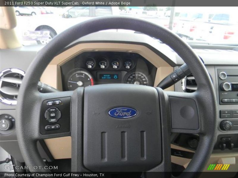  2011 F250 Super Duty XLT SuperCab Steering Wheel