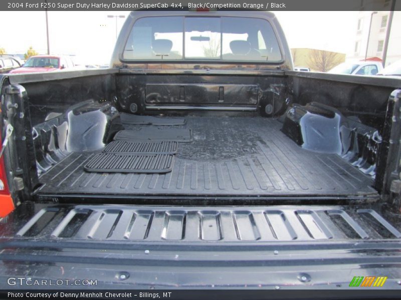 Black/Competition Orange / Black 2004 Ford F250 Super Duty Harley Davidson SuperCab 4x4