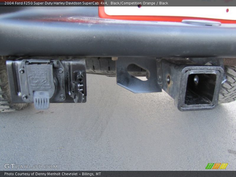 Black/Competition Orange / Black 2004 Ford F250 Super Duty Harley Davidson SuperCab 4x4