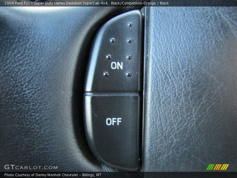 Black/Competition Orange / Black 2004 Ford F250 Super Duty Harley Davidson SuperCab 4x4