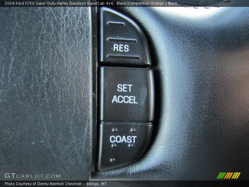 Black/Competition Orange / Black 2004 Ford F250 Super Duty Harley Davidson SuperCab 4x4