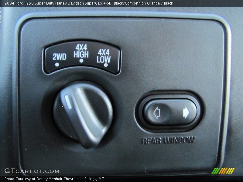 Black/Competition Orange / Black 2004 Ford F250 Super Duty Harley Davidson SuperCab 4x4