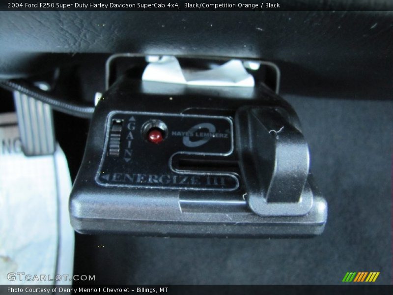 Black/Competition Orange / Black 2004 Ford F250 Super Duty Harley Davidson SuperCab 4x4