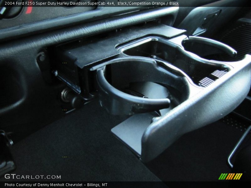 Black/Competition Orange / Black 2004 Ford F250 Super Duty Harley Davidson SuperCab 4x4