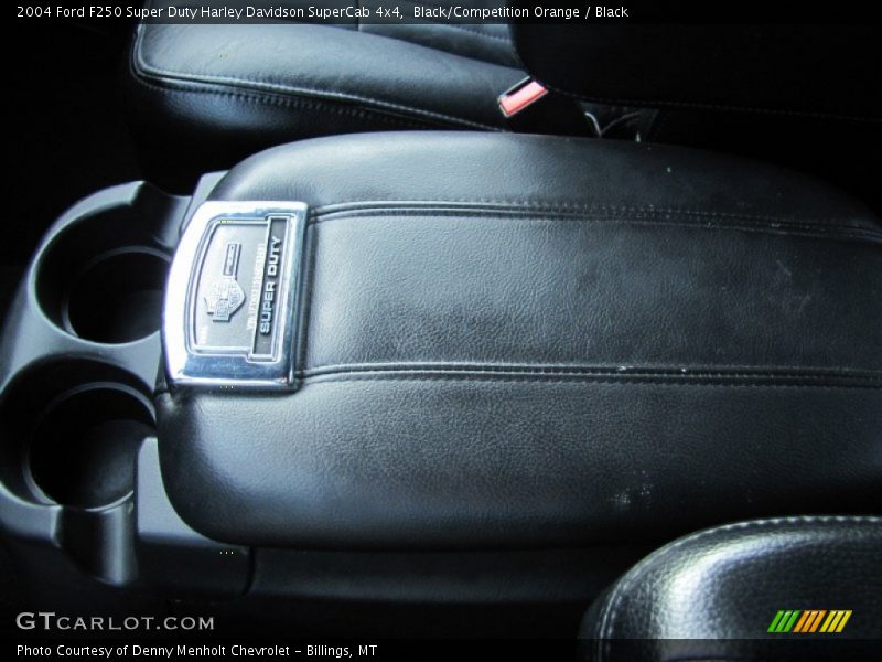 Black/Competition Orange / Black 2004 Ford F250 Super Duty Harley Davidson SuperCab 4x4