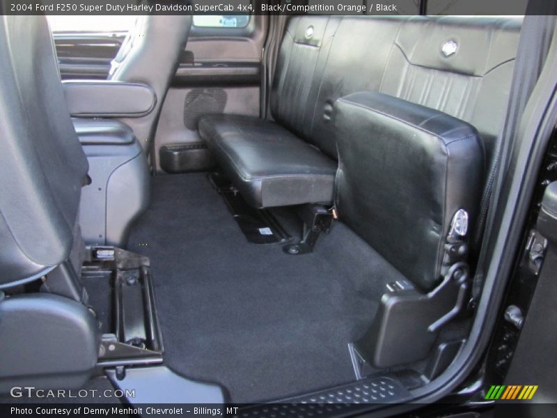Black/Competition Orange / Black 2004 Ford F250 Super Duty Harley Davidson SuperCab 4x4