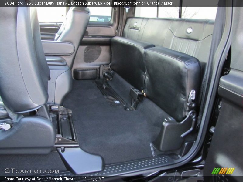 Black/Competition Orange / Black 2004 Ford F250 Super Duty Harley Davidson SuperCab 4x4