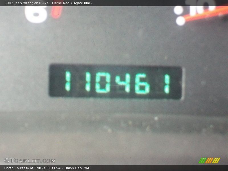 Flame Red / Agate Black 2002 Jeep Wrangler X 4x4