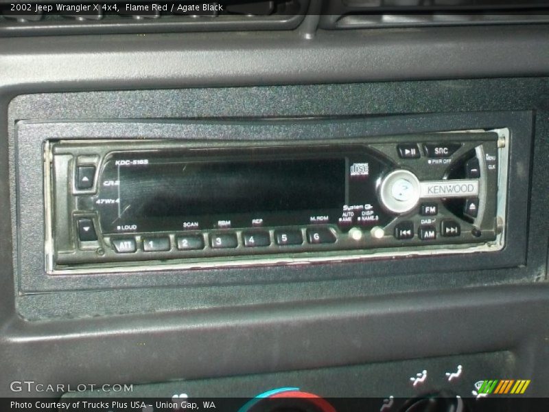 Flame Red / Agate Black 2002 Jeep Wrangler X 4x4