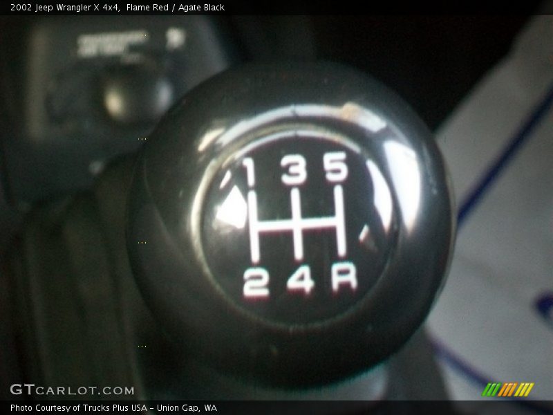 Flame Red / Agate Black 2002 Jeep Wrangler X 4x4