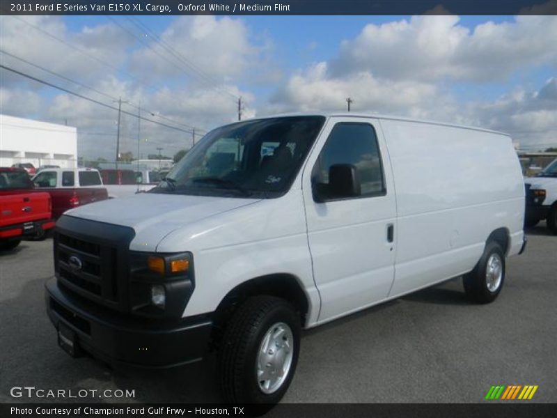 Oxford White / Medium Flint 2011 Ford E Series Van E150 XL Cargo