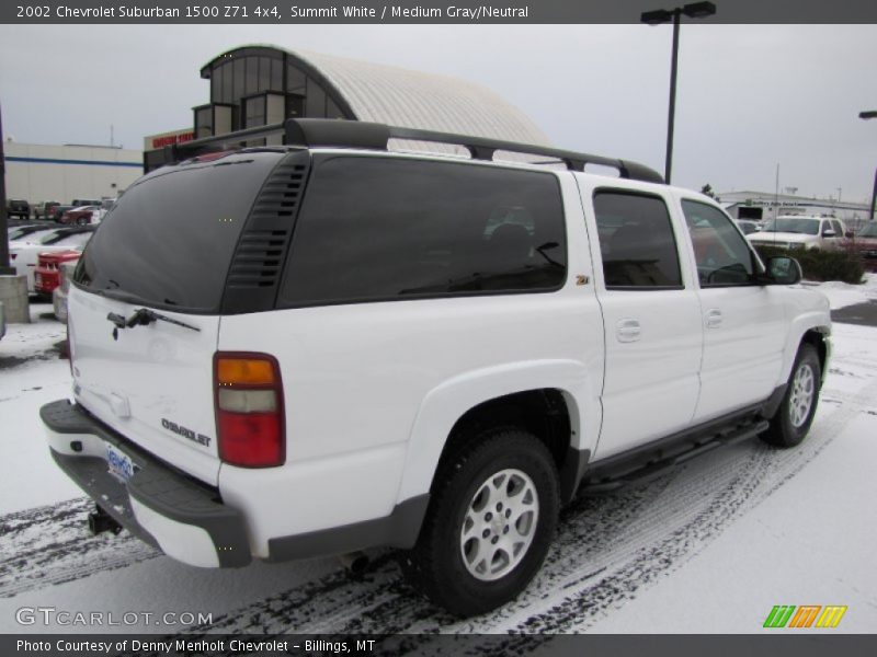 Summit White / Medium Gray/Neutral 2002 Chevrolet Suburban 1500 Z71 4x4