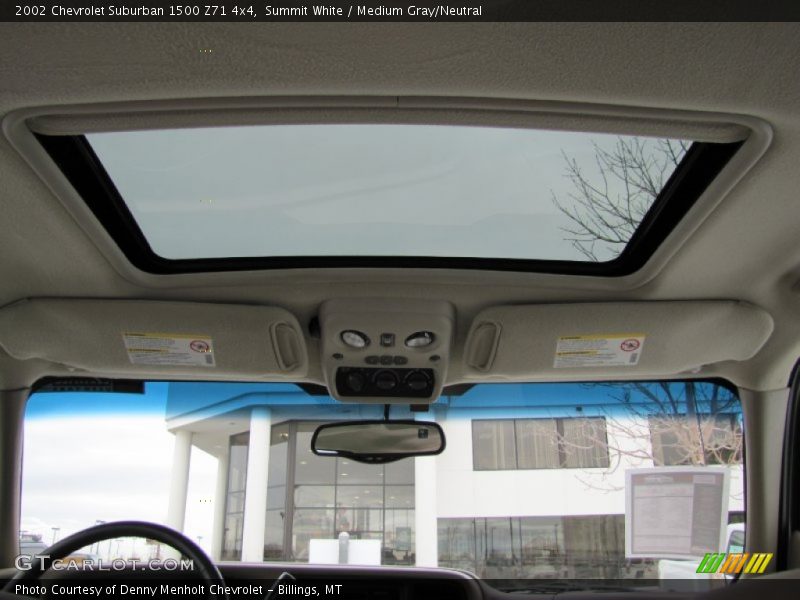 Summit White / Medium Gray/Neutral 2002 Chevrolet Suburban 1500 Z71 4x4