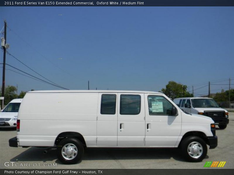 Oxford White / Medium Flint 2011 Ford E Series Van E150 Extended Commercial