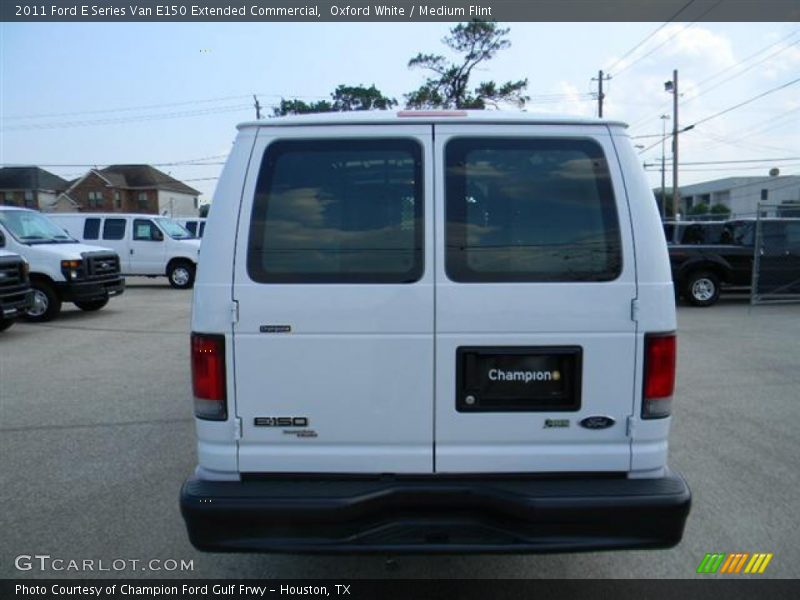 Oxford White / Medium Flint 2011 Ford E Series Van E150 Extended Commercial