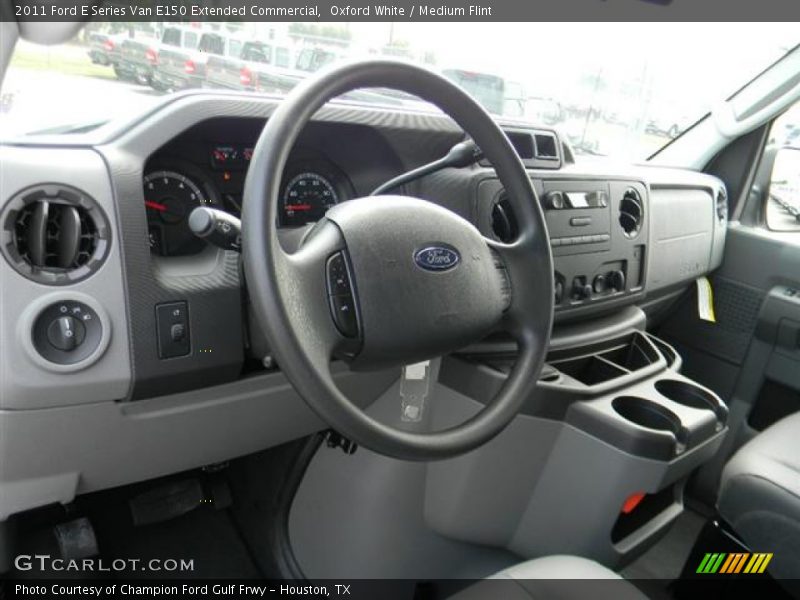 Oxford White / Medium Flint 2011 Ford E Series Van E150 Extended Commercial