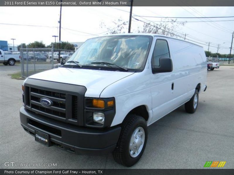 Oxford White / Medium Flint 2011 Ford E Series Van E150 Commercial