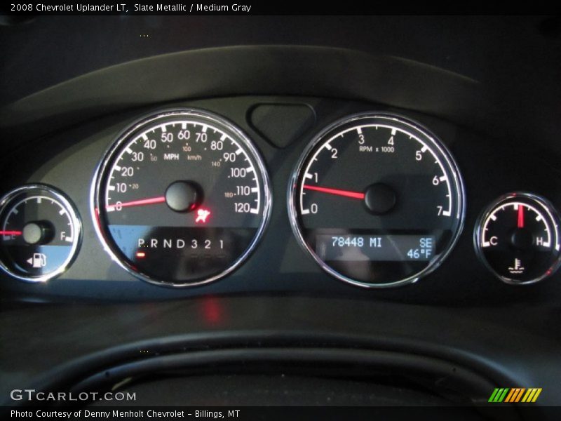 Slate Metallic / Medium Gray 2008 Chevrolet Uplander LT