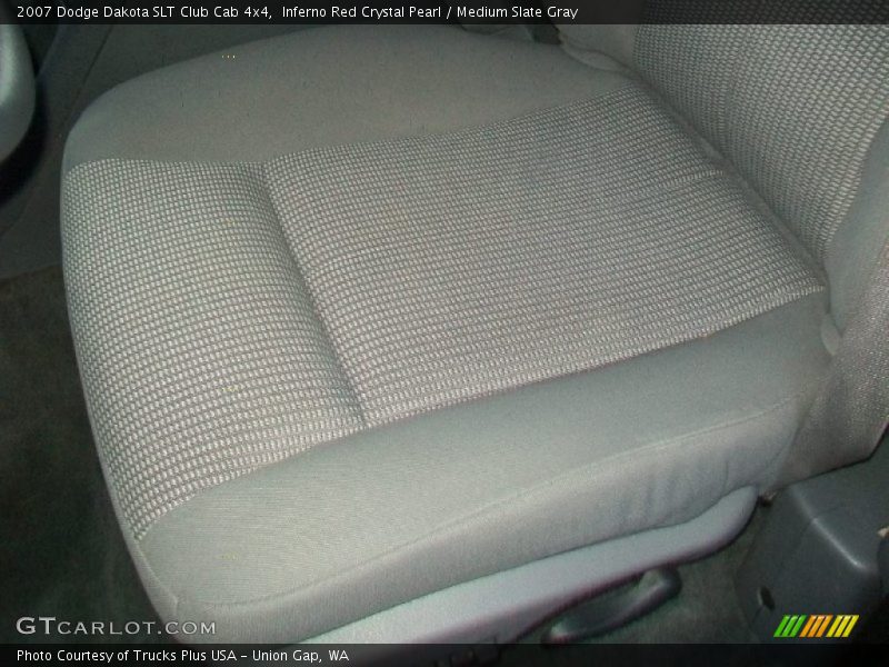 Inferno Red Crystal Pearl / Medium Slate Gray 2007 Dodge Dakota SLT Club Cab 4x4