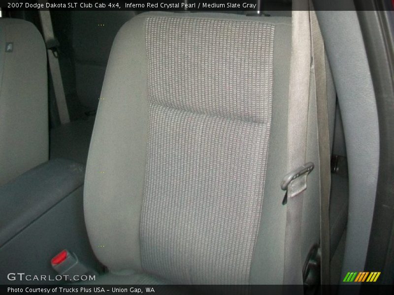 Inferno Red Crystal Pearl / Medium Slate Gray 2007 Dodge Dakota SLT Club Cab 4x4