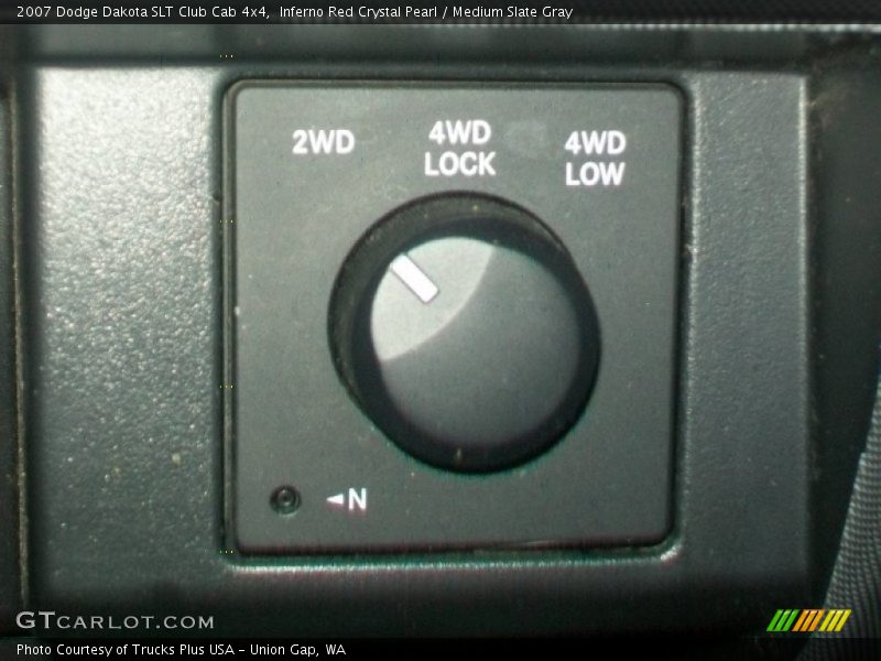 Inferno Red Crystal Pearl / Medium Slate Gray 2007 Dodge Dakota SLT Club Cab 4x4