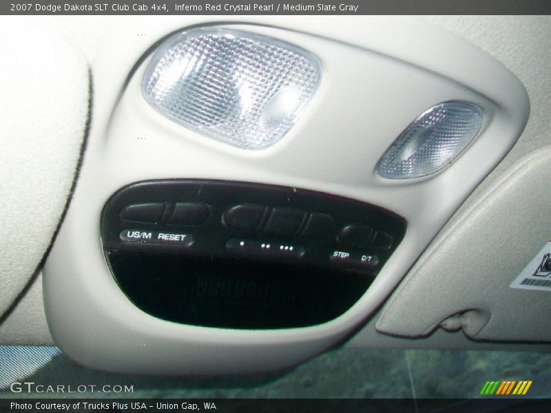 Inferno Red Crystal Pearl / Medium Slate Gray 2007 Dodge Dakota SLT Club Cab 4x4