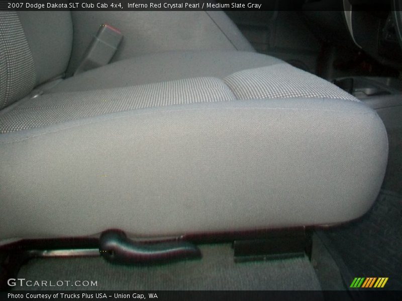 Inferno Red Crystal Pearl / Medium Slate Gray 2007 Dodge Dakota SLT Club Cab 4x4