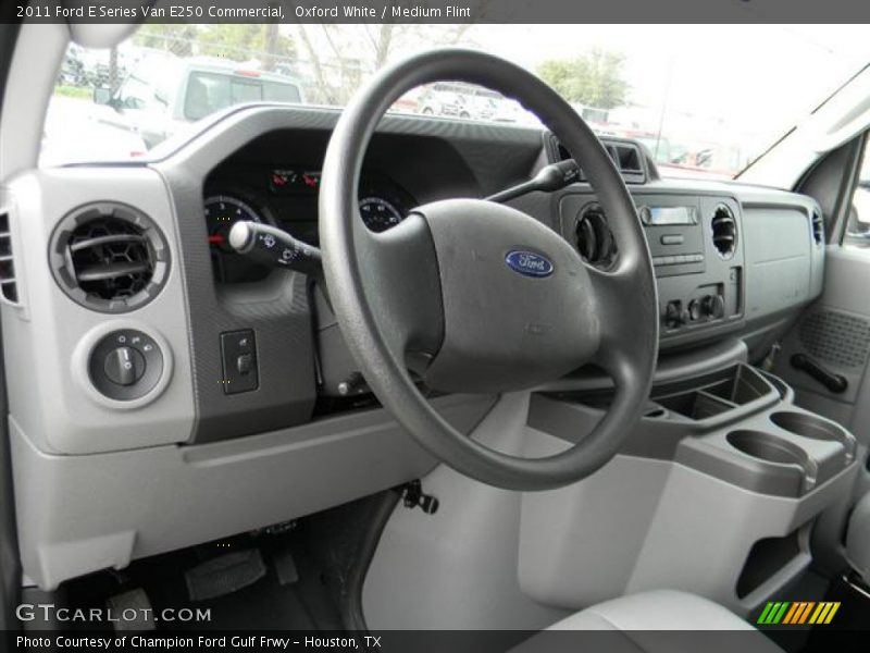 Oxford White / Medium Flint 2011 Ford E Series Van E250 Commercial