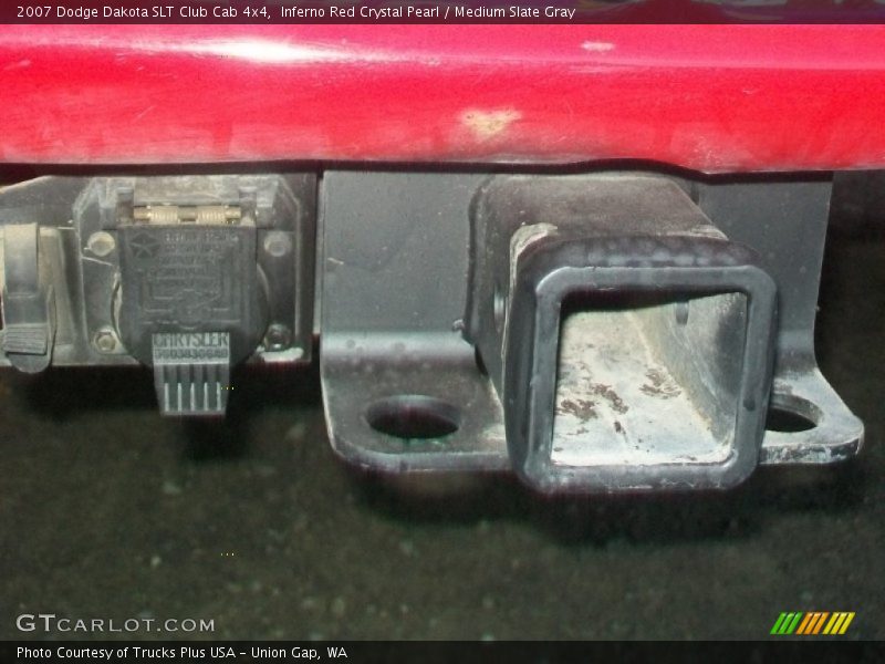 Inferno Red Crystal Pearl / Medium Slate Gray 2007 Dodge Dakota SLT Club Cab 4x4