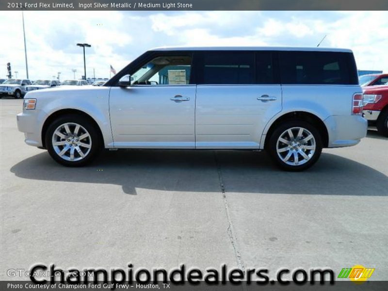 Ingot Silver Metallic / Medium Light Stone 2011 Ford Flex Limited